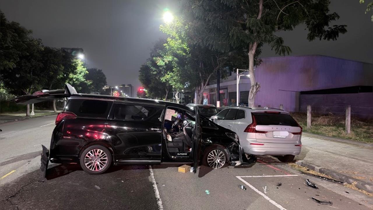 台中毒駕狂撞三車！　駕駛神情恍惚、毒品快篩陽性