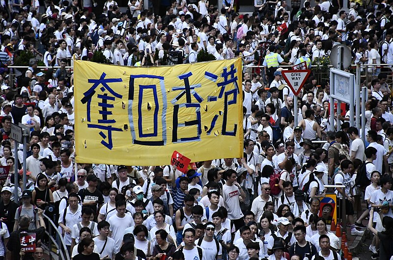 譴責中國危害香港自由  美提法案挺港