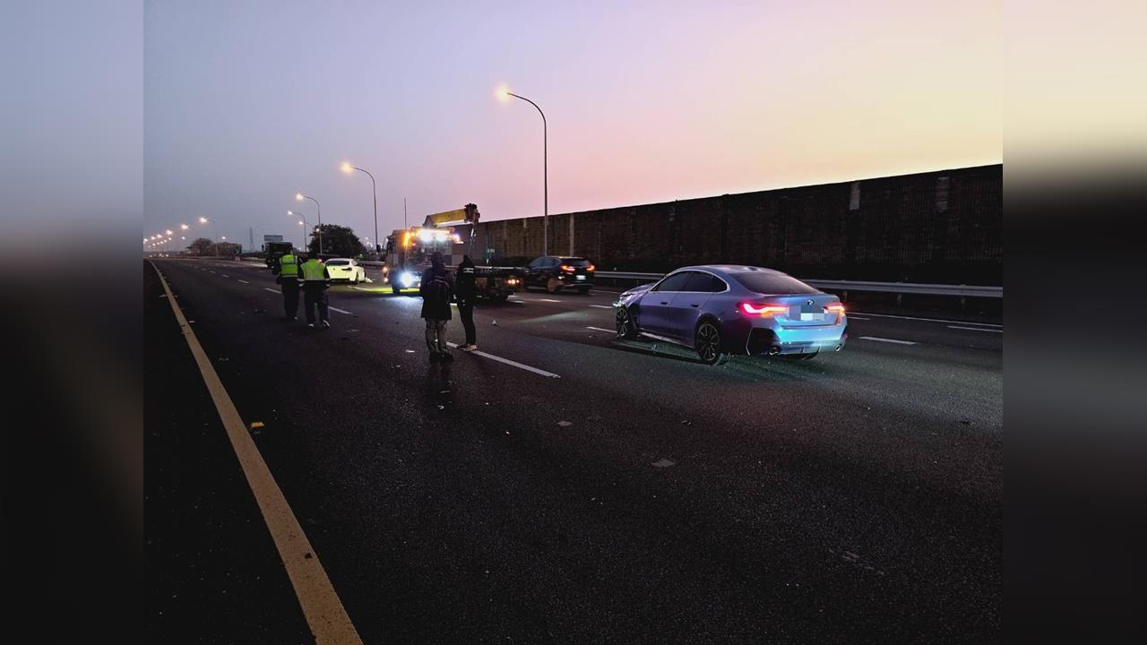 雲林國1斗南連環撞釀1死 　台中駕駛撞路邊車肇逃