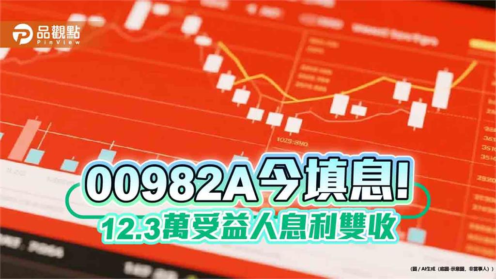 群益00982A填息囉 掛牌以來含息報酬率近50%