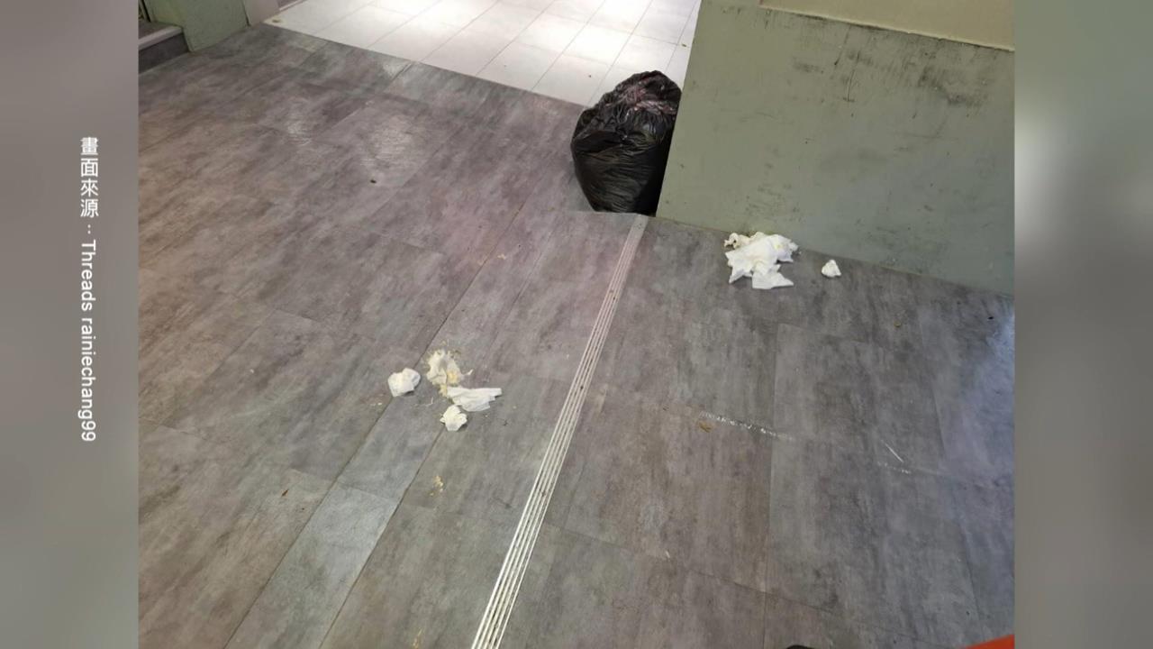 沒公德心!嬰兒尿布、嘔吐物垃圾丟店門口 業者氣炸:有夠沒品