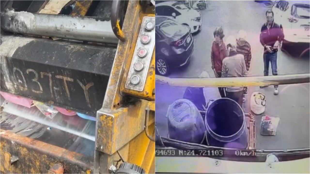 垃圾車「後車斗突翹起」阿嬤慘遭彈飛！重摔在地畫面曝光…鎮公所回應了