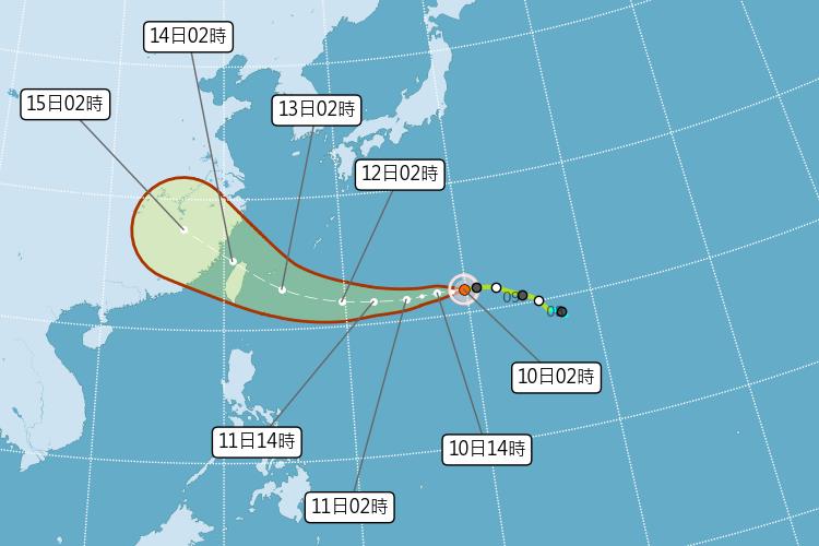 快新聞／放假穩了？今高溫上看36度　楊柳颱風恐直撲而來