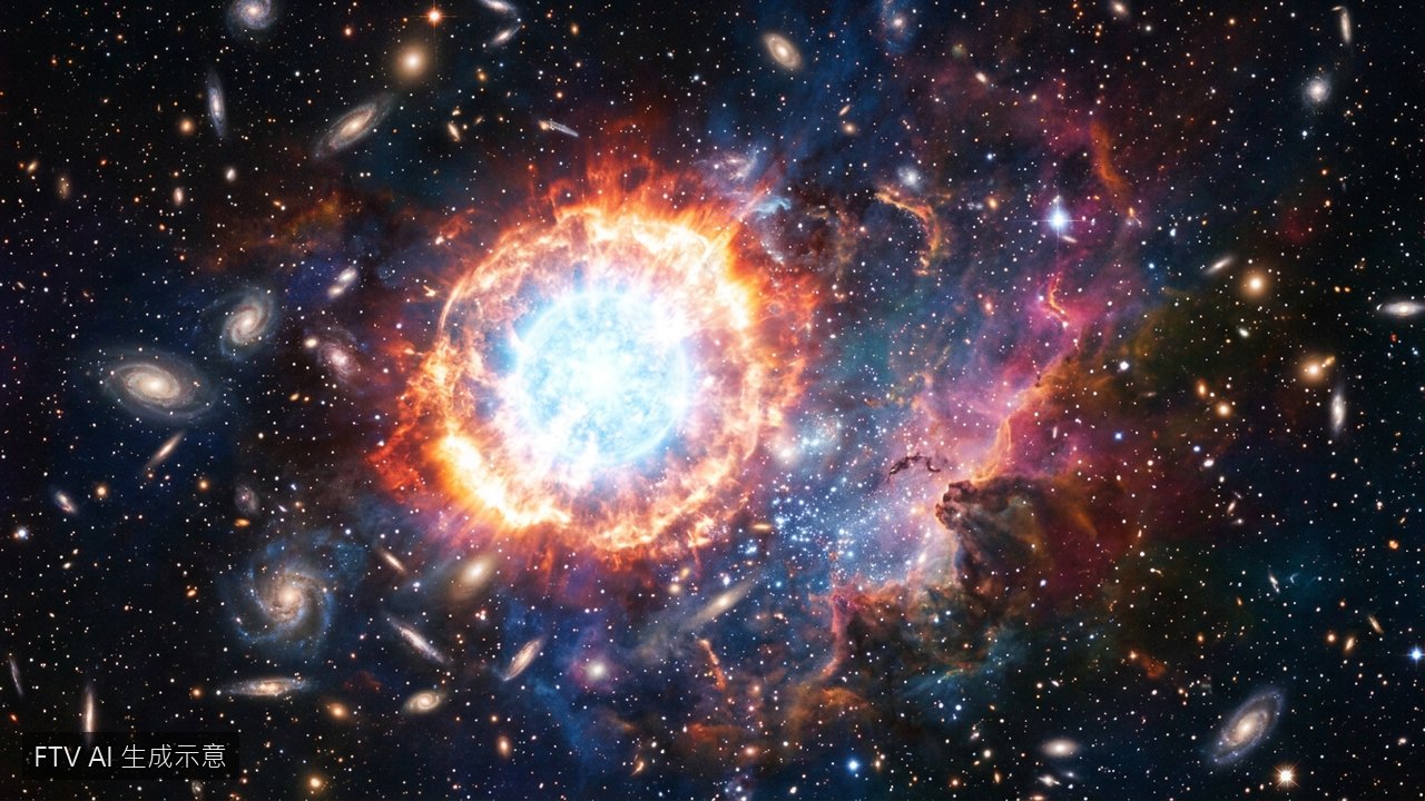 直擊30倍太陽質量巨星爆炸！天文學家首度全程觀測