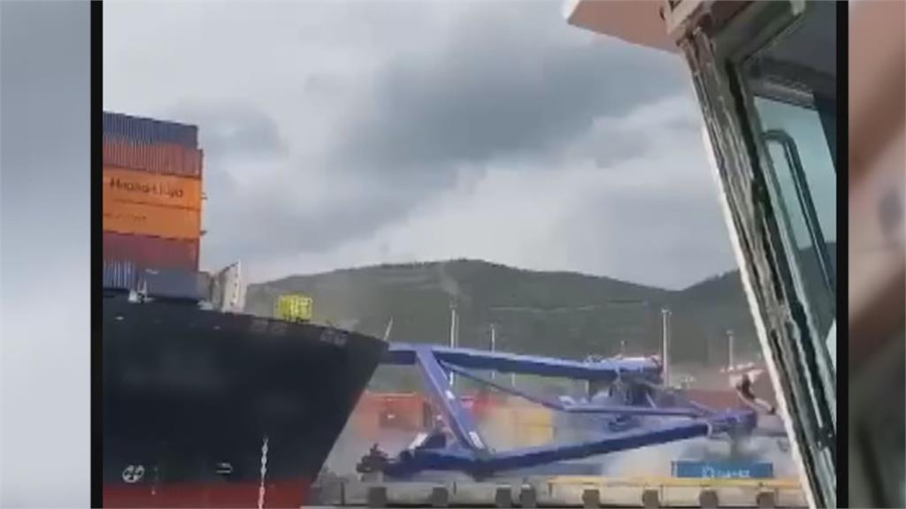 土耳其港口撞擊事故　貨輪撞碼頭起重機釀骨牌效應至少1傷