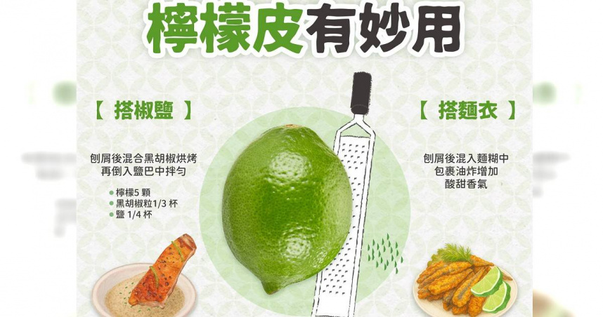 擠完汁檸檬皮別丟！農糧署曝「2妙用」步驟超簡單　海鮮、肉類都超搭