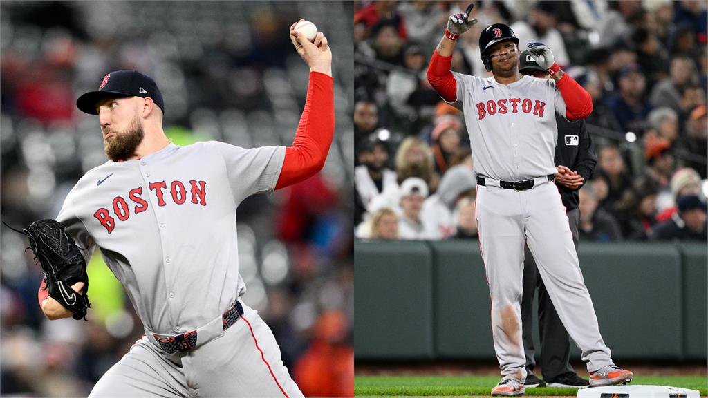 MLB(影)／新王牌8局好投+主砲終結21打數狂挨15K無安打低潮　紅襪完封金鶯