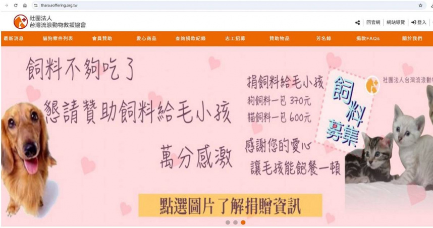危機再起1／流浪動物救援協會欠薪PO催繳單　理事長哭窮：幫幫毛孩