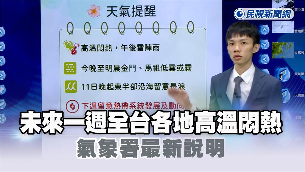 快新聞／「蝴蝶」飛舞？氣象署：熱帶低壓形成首颱　可能落在「這一天」