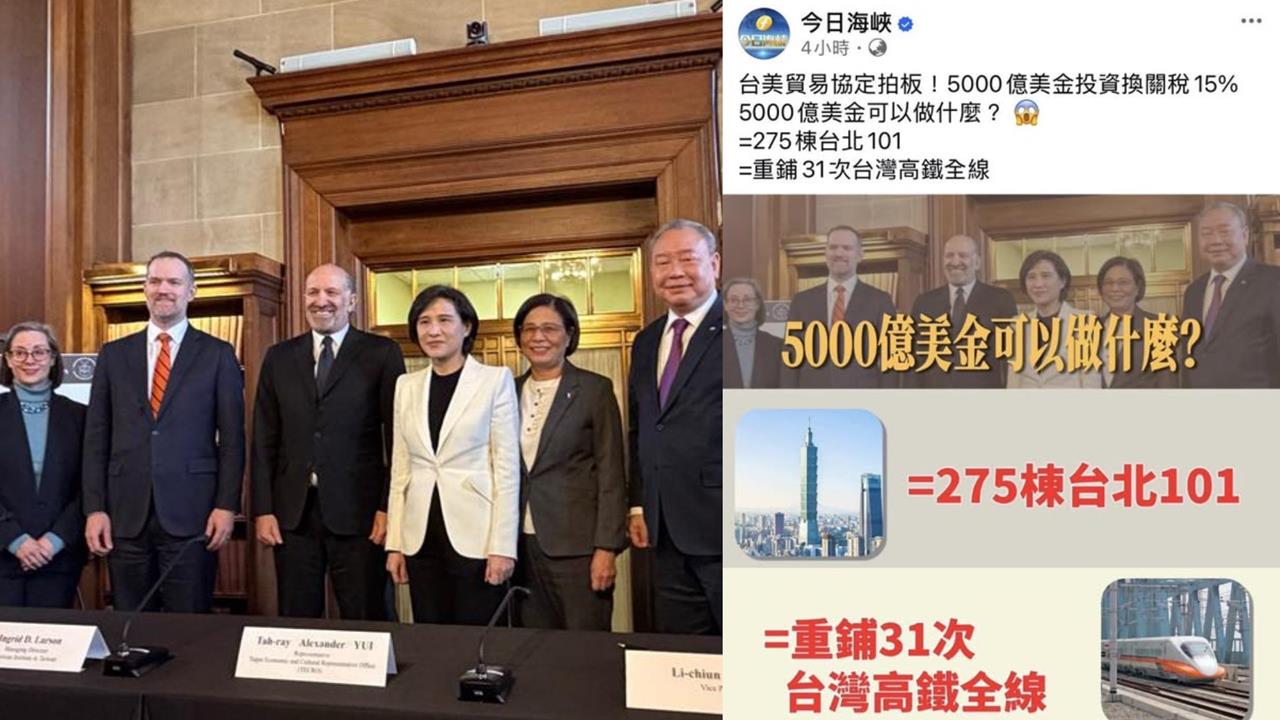 中國見台美關稅15％嗆「噴掉275棟101」超崩潰！周軒寫68字傻眼酸：硬要打