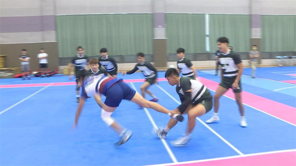 「沒有球的橄欖球」　台灣卡巴迪男子隊首度前進亞運