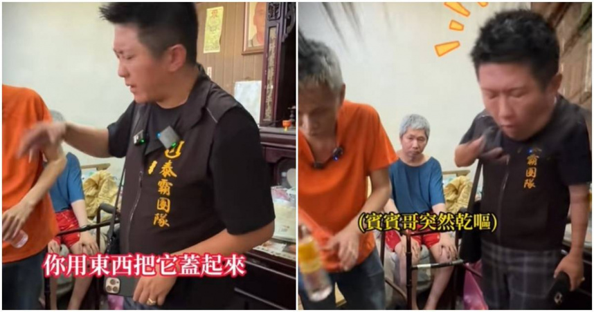 士林老屋床頭貼符咒 直播主被尿味嗆到乾嘔!辛酸故事曝