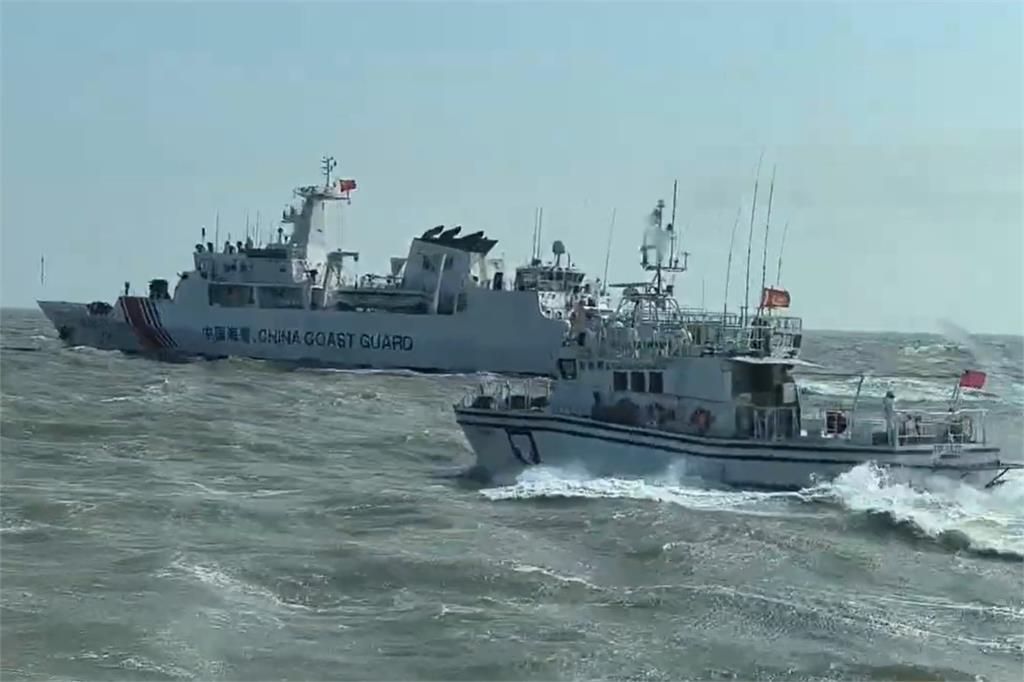 快新聞／中國海警船又來亂！　海巡署金門海域驅離5艦