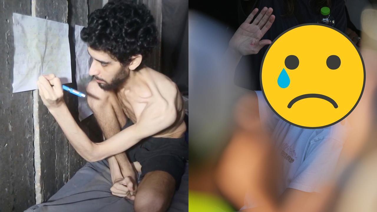 24歲骷髏人質「被虐待7百天」還自掘墳墓！突被哈瑪斯釋放「真面目判若兩人」哭了
