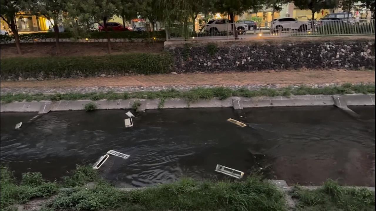 冷氣漂漂河？柳川驚見「至少7台冷氣」　網友酸：幫魚裝冷氣