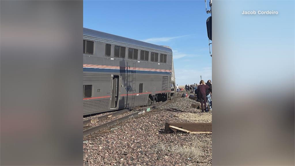 美國蒙大拿州火車出軌　至少3死50傷