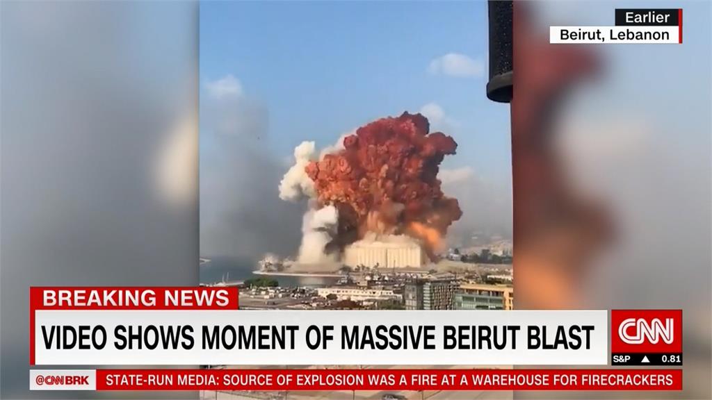 黎巴嫩首都大爆炸 至少78死近4000人受傷