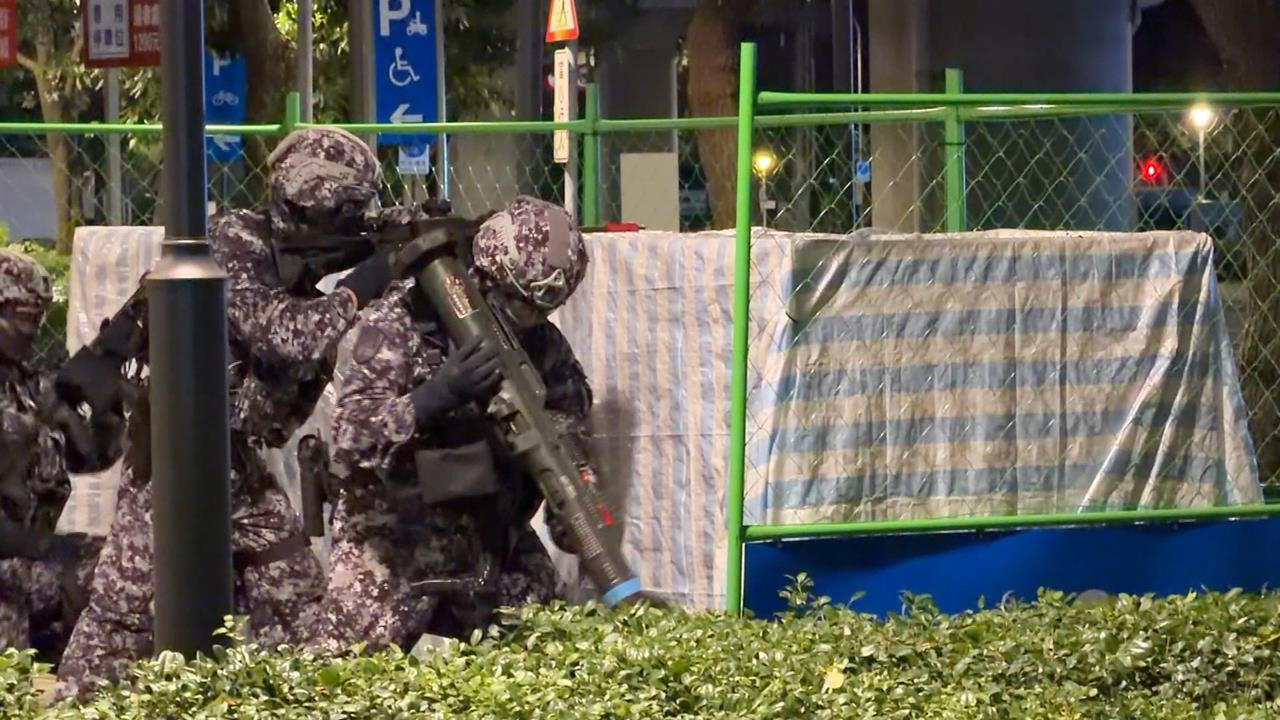 漢光42第八天!憲兵演練敵軍突入首都 雲豹甲車出動殲敵