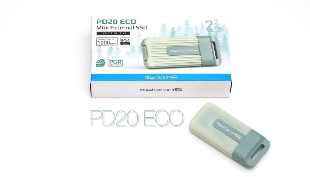 TEAMGROUP與環保精神齊步推出　PD20 ECO 2TB