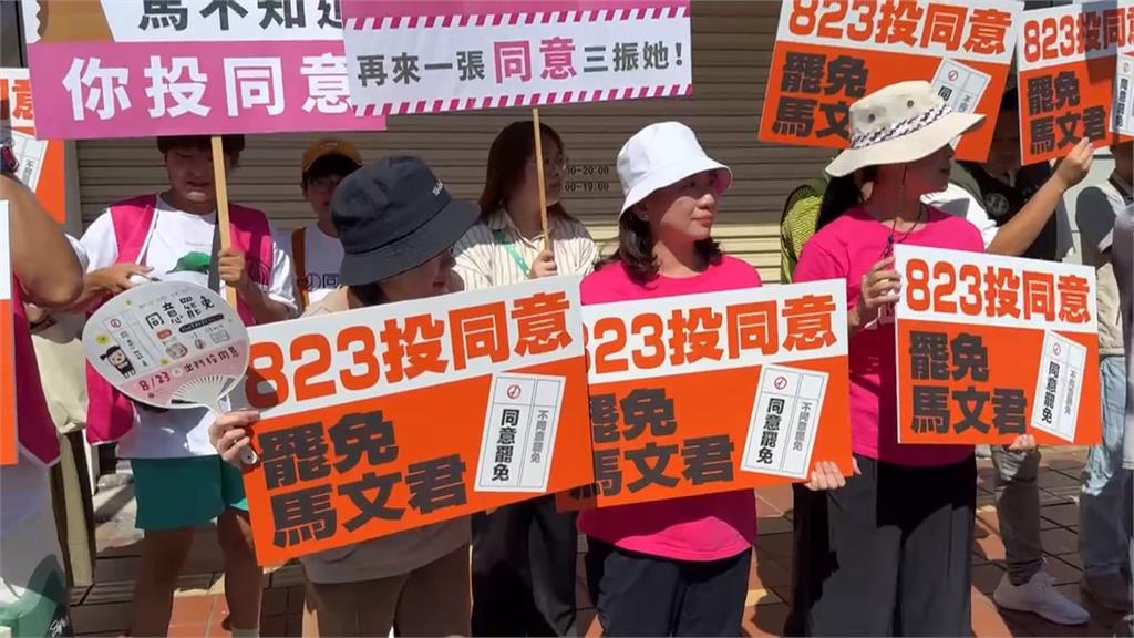 民進黨支援前線！　綠營七區齊步走呼籲「823罷免投同意」