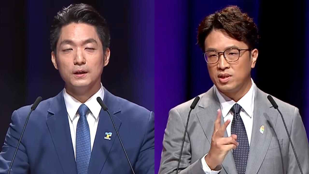 蔣萬安辯論「1事急鬼轉」問A答B遭當場爆破！沈伯洋開嗆1句扣倒　火爆畫面曝光