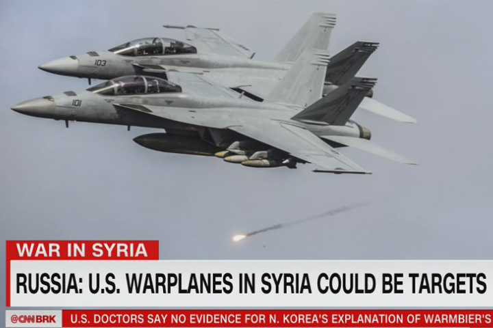 不滿美擊落敘軍機 俄警告美機將成目標