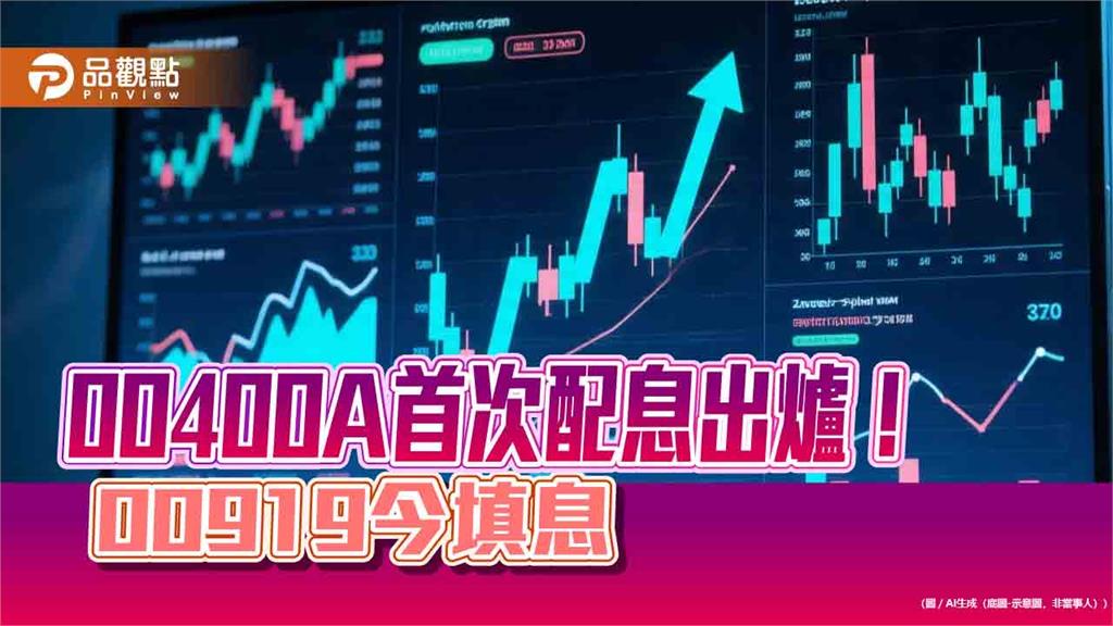 00400A首次配息0.12元！年化配息率9.52% 　00919今填息