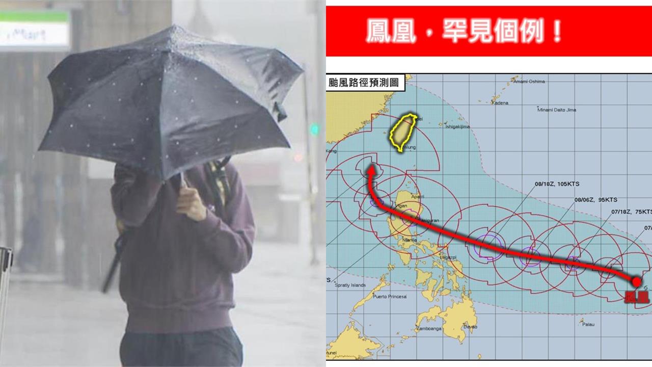 鳳凰颱風太反常成「11月罕見個案」！專家放路徑預測圖嘆：難分析