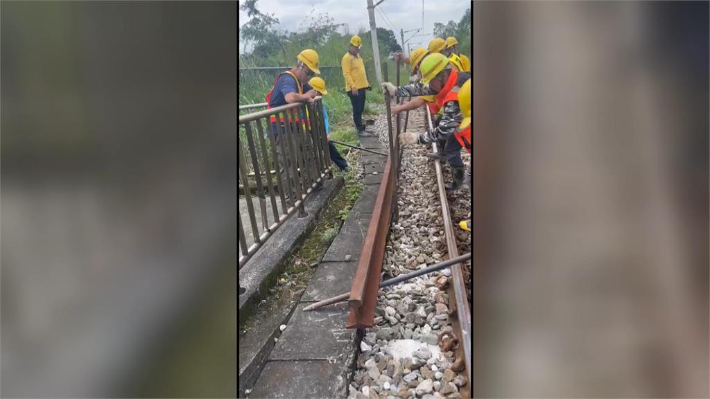 台鐵"鳴日號"6066次擦撞鋼軌　列車延誤逾1小時