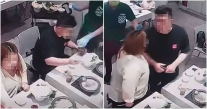 帶女兒吃火鍋！隔壁男客「暴投丟食材」害熱湯濺孩　他竟冷回：又不是很嚴重的事