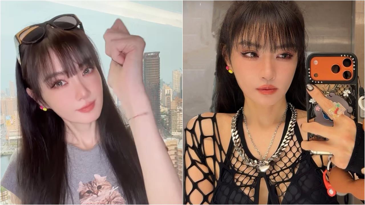 謝金燕「全透視戰袍」不輸王俐人？暗黑V字「直逼神秘三角洲」震撼網