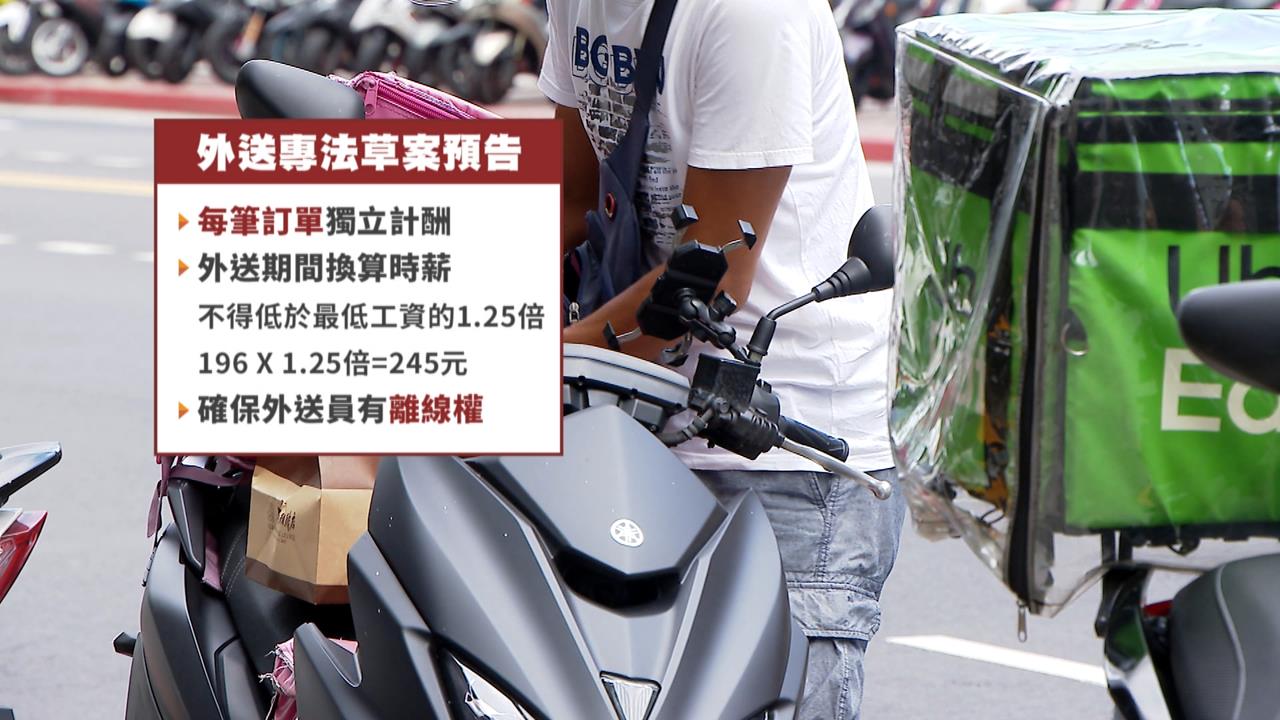 外送專法草案時薪245元 DEAT:恐流失1.45億筆訂單 工會:危言聳聽