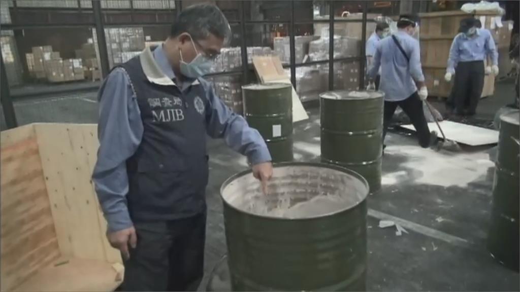 破獲兩起走私毒品原料案　總重１２１６ＫＧ