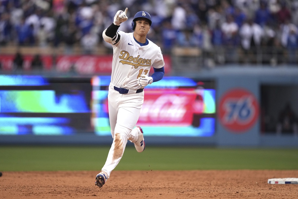 MLB(影)/大谷翔平開轟!助道奇主場開幕戰5:4氣走老虎