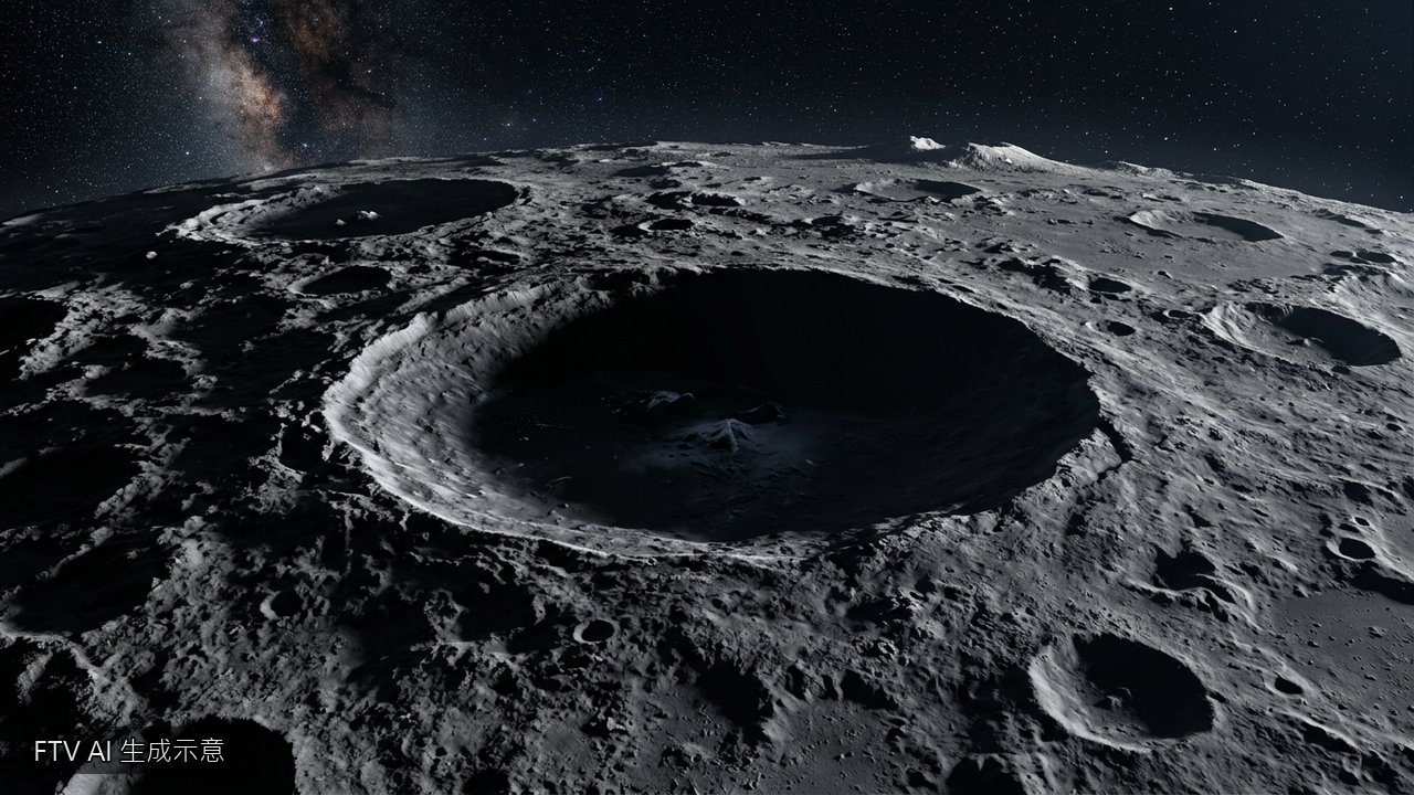 月球南極藏「天然冰庫」　中國專家：可作太空燃料