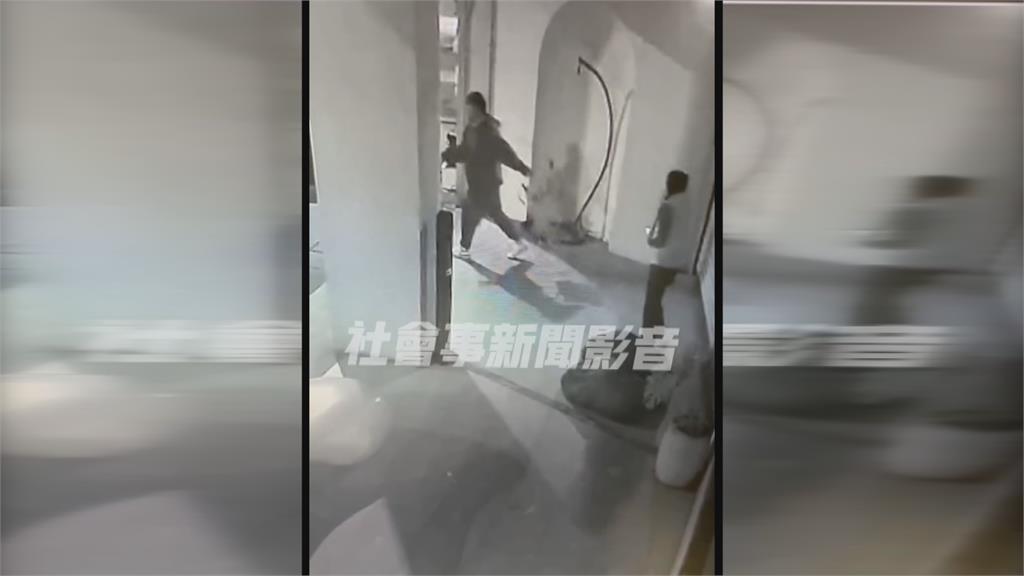 高雄醉漢亂砸騎樓物品　1人鬧事變3人進警局