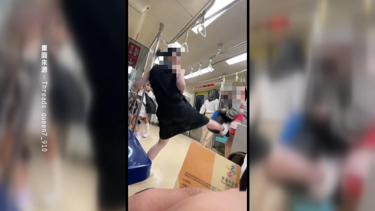 出事了！昨天在北捷被踹飛　婦人今大同區超商鬧事被逮捕