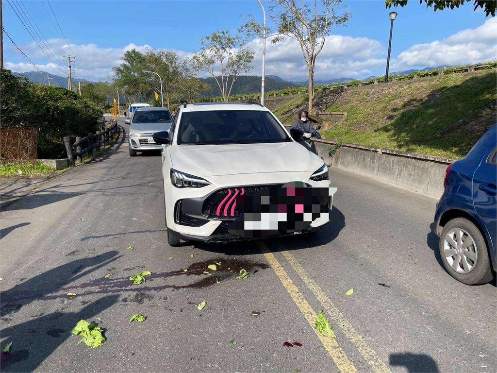 快新聞／宜蘭78歲騎士慘遭車禍！採來的菜散落一地　畫面曝光