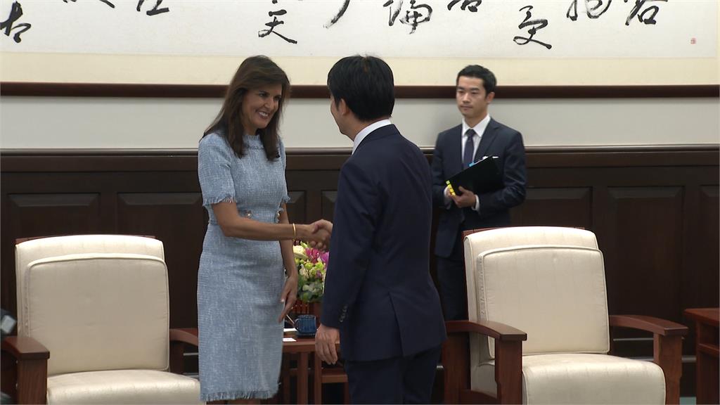 海莉來台重申挺台抗中　主張台灣應成為聯合國會員