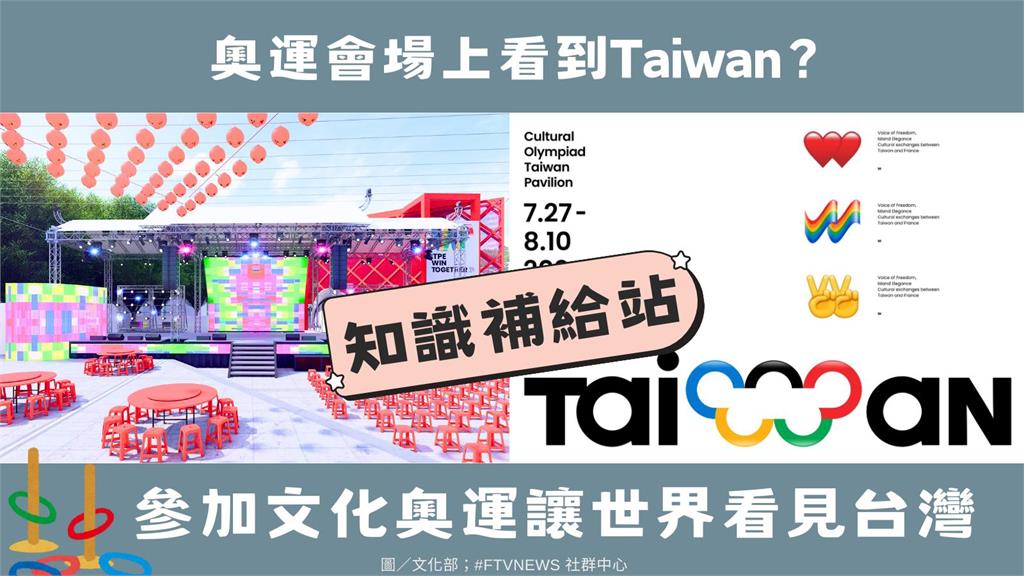 巴黎奧運專題／奧運會場上看到「Taiwan」？　參加文化奧運讓世界看見台灣