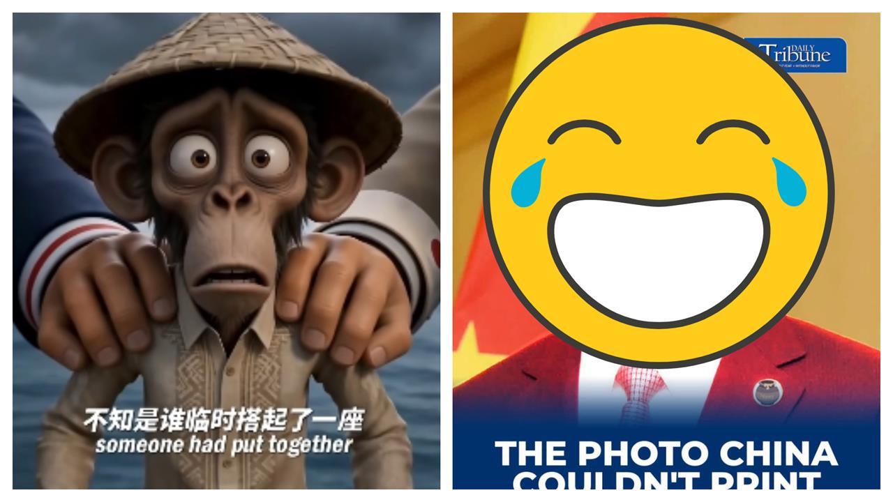 中國官媒AI影片辱菲如猴!菲媒怒反擊「狠P習維尼」酸爆:連一隻小熊都禁不起嘲笑