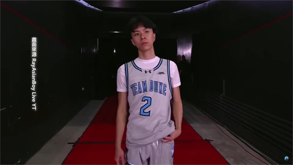 最強外交官！主播頻喊「來自台灣」　最強高中生Ray明星籃球賽飆超遠Logo　Shot