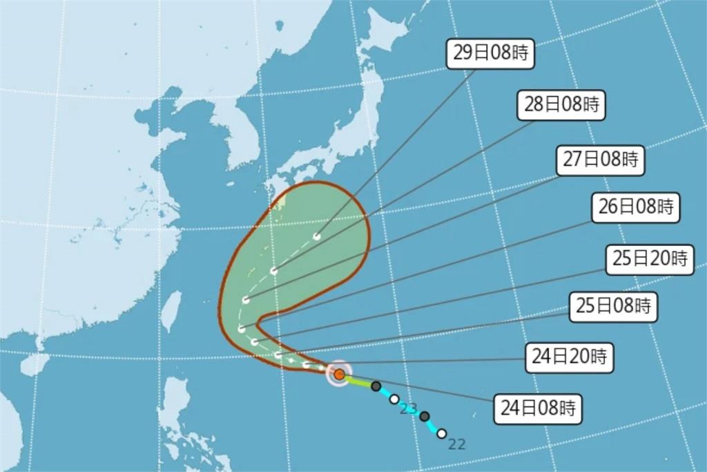 【一週天氣】「小鋼炮型」秋颱舒力基持續增強　「這2天」是轉向關鍵