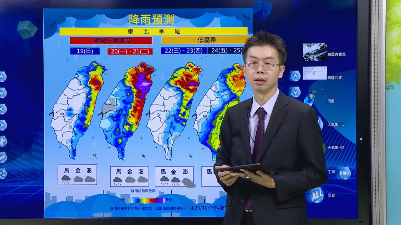 快新聞/豪雨開炸!風神颱風共伴效應「這兩天」最明顯 氣象署全說了