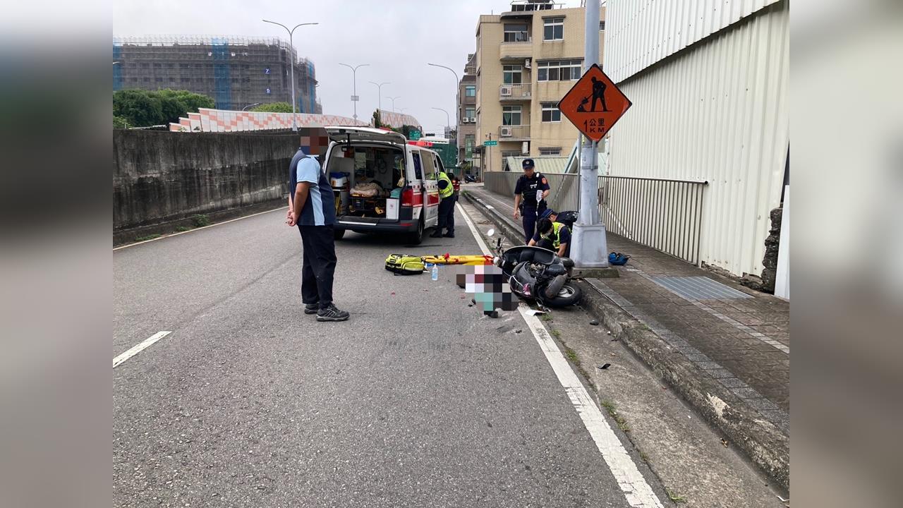 快新聞／台中駭人死亡車禍！豐原大貨車碰撞80歲騎士...送醫搶救仍不治