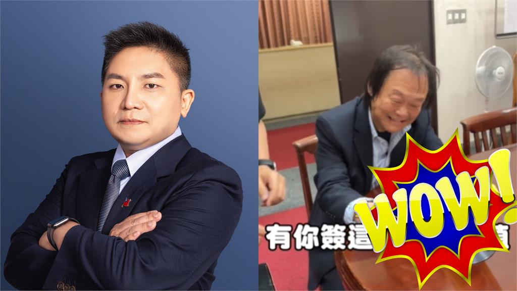 「拿1物」請王世堅簽名！吳宗憲「得逞」笑眯眯：我最喜歡、崇拜的前輩
