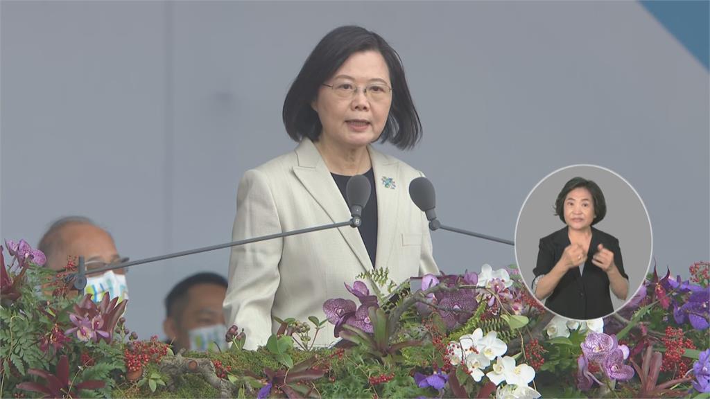 國慶談話喊話中國　蔡：兵戎相見不是選項！願尋找和平方法