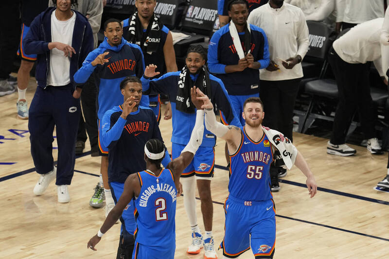 NBA(影)／亞歷山大單場砍下38分！助雷霆4：0橫掃灰熊挺進季後賽次輪