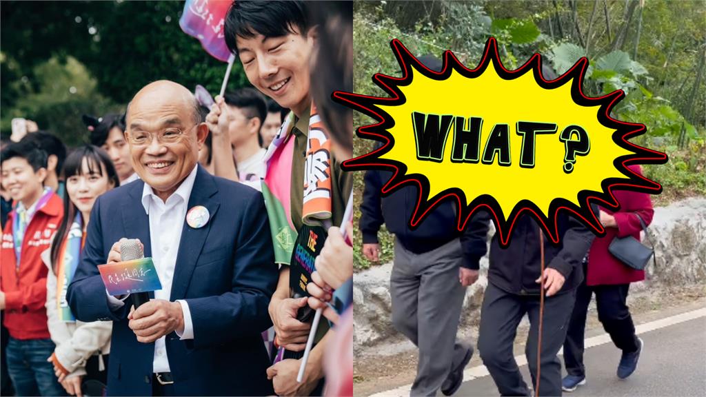 蘇貞昌神隱多時「轉行當攝影師」！短髮正妹擺拍「真面目竟是蔡英文」網猛放大