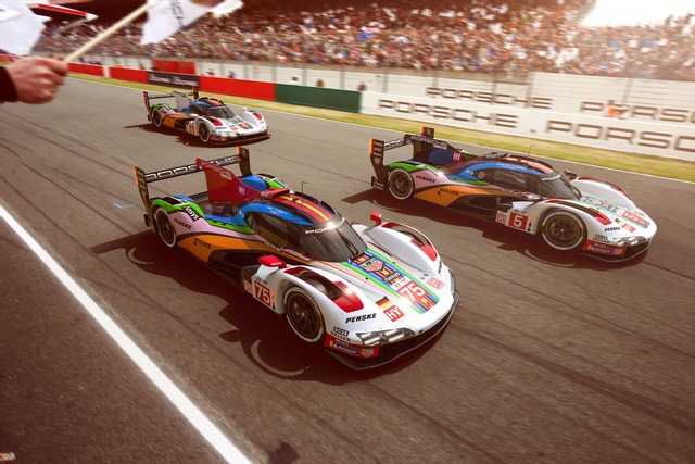 Porsche Penske Motorsport 車隊首次公開特殊塗裝 963 賽車